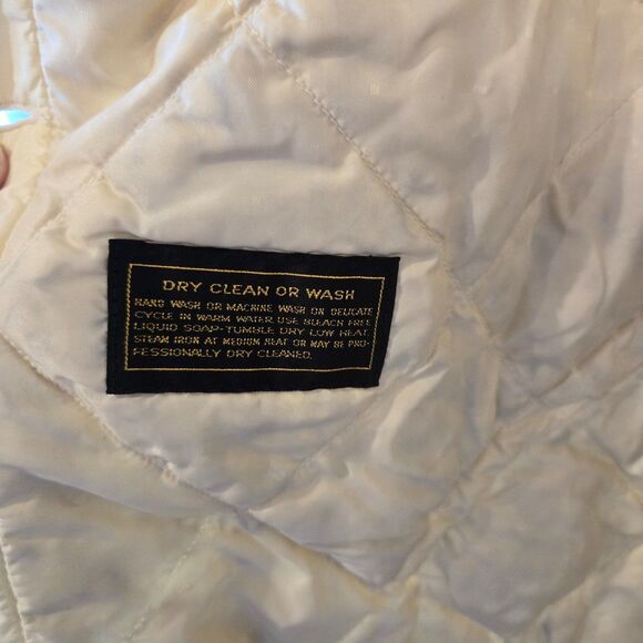 Vintage Small Eddie Bauer Quilted Down Filled Duster Coat - Picture 5 of 8